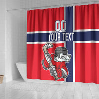 Custom Norway Hockey Shower Curtain The Polar Bears Hockey