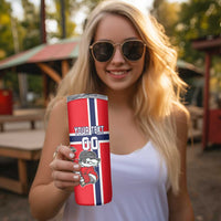 Custom Norway Hockey Skinny Tumbler The Polar Bears Hockey - Wonder Print Shop