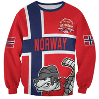 Custom Norway Hockey Sweatshirt The Polar Bears Hockey - Wonder Print Shop