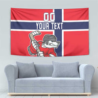 Custom Norway Hockey Tapestry The Polar Bears Hockey - Wonder Print Shop