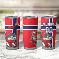 Custom Norway Hockey Tumbler Cup The Polar Bears Hockey - Wonder Print Shop
