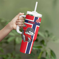 Custom Norway Hockey Tumbler With Handle The Polar Bears Hockey - Wonder Print Shop