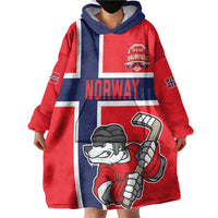 Custom Norway Hockey Wearable Blanket Hoodie The Polar Bears Hockey - Wonder Print Shop