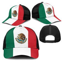 Mexico Mesh Trucker Cap Flag Color Inspiration - Wonder Print Shop