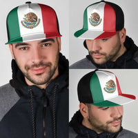 Mexico Mesh Trucker Cap Flag Color Inspiration - Wonder Print Shop