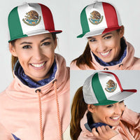 Mexico Mesh Trucker Cap Flag Color Inspiration - Wonder Print Shop