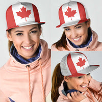 Canada Mesh Trucker Cap Flag Color Inspiration - Wonder Print Shop