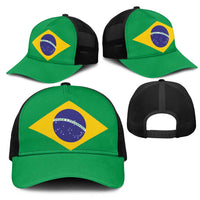 Brazil Mesh Trucker Cap Flag Color Inspiration - Wonder Print Shop