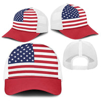 United States Baseball Net Cap Flag Color Inspiration - Wonder Print Shop