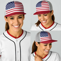 United States Baseball Net Cap Flag Color Inspiration - Wonder Print Shop