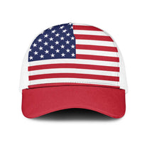 United States Mesh Trucker Cap Flag Color Inspiration - Wonder Print Shop