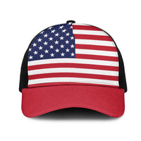 United States Mesh Trucker Cap Flag Color Inspiration - Wonder Print Shop