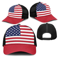 United States Mesh Trucker Cap Flag Color Inspiration - Wonder Print Shop