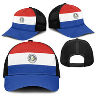 Paraguay Baseball Net Cap Flag Color Inspiration - Wonder Print Shop