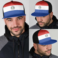 Paraguay Mesh Trucker Cap Flag Color Inspiration - Wonder Print Shop