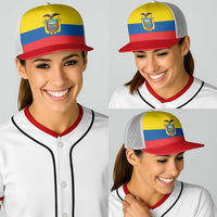 Ecuador Baseball Net Cap Flag Color Inspiration - Wonder Print Shop