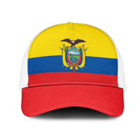 Ecuador Mesh Trucker Cap Flag Color Inspiration - Wonder Print Shop