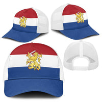 Netherlands Mesh Trucker Cap Flag Color Inspiration - Wonder Print Shop