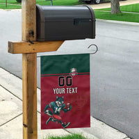 Custom Portugal Rugby Garden Flag Go Os Lobos Wolves Mascot