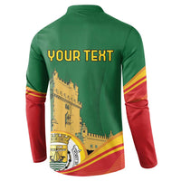 Personalized Portugal Belem Tower Button Sweatshirt Mui Nobre e Sempre Leal