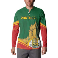 Personalized Portugal Belem Tower Button Sweatshirt Mui Nobre e Sempre Leal