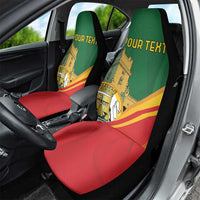Personalized Portugal Belem Tower Car Seat Cover Mui Nobre e Sempre Leal