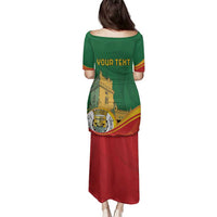 Personalized Portugal Belem Tower Family Matching Puletasi and Hawaiian Shirt Mui Nobre e Sempre Leal