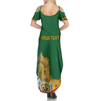 Personalized Portugal Belem Tower Family Matching Summer Maxi Dress and Hawaiian Shirt Mui Nobre e Sempre Leal