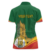 Personalized Portugal Belem Tower Women Polo Shirt Mui Nobre e Sempre Leal - Wonder Print Shop