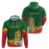 Personalized Portugal Belem Tower Zip Hoodie Mui Nobre e Sempre Leal - Wonder Print Shop
