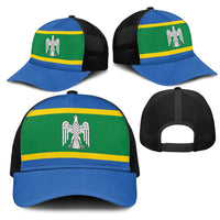 Ukraine Chernivtsi Oblast Mesh Trucker Cap Flag Color Inspiration