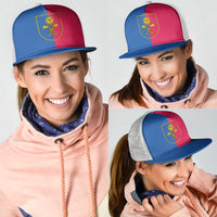 Ukraine Khmelnytskyi Oblast Mesh Trucker Cap Flag Color Inspiration