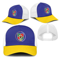 Ukraine Luhansk Oblast Mesh Trucker Cap Flag Color Inspiration