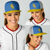 Ukraine Lviv Oblast Baseball Net Cap Flag Color Inspiration