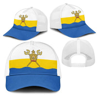 Ukraine Mykolaiv Oblast Mesh Trucker Cap Flag Color Inspiration