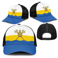 Ukraine Mykolaiv Oblast Mesh Trucker Cap Flag Color Inspiration