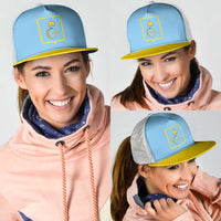 Ukraine Sumy Oblast Mesh Trucker Cap Flag Color Inspiration