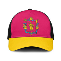 Ukraine Zaporizhzhia Oblast Baseball Net Cap Flag Color Inspiration