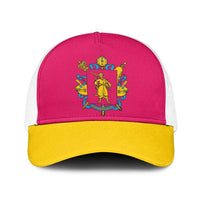 Ukraine Zaporizhzhia Oblast Baseball Net Cap Flag Color Inspiration