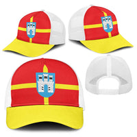 Ukraine Zhytomyr Oblast Baseball Net Cap Flag Color Inspiration