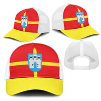 Ukraine Zhytomyr Oblast Mesh Trucker Cap Flag Color Inspiration