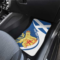Personalized Scotland Car Mats Lion Rampant Flag Style