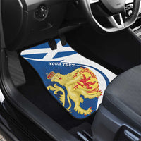 Personalized Scotland Car Mats Lion Rampant Flag Style
