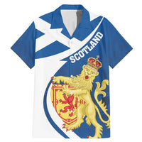 Personalized Scotland Family Matching Mermaid Dress and Hawaiian Shirt Lion Rampant Flag Style