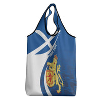 Personalized Scotland Grocery Bag Lion Rampant Flag Style