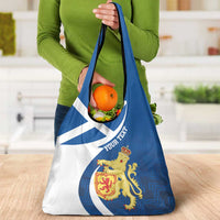 Personalized Scotland Grocery Bag Lion Rampant Flag Style