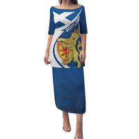 Personalized Scotland Puletasi Lion Rampant Flag Style