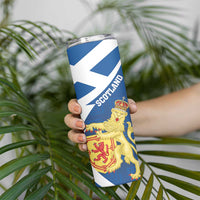 Personalized Scotland Skinny Tumbler Lion Rampant Flag Style