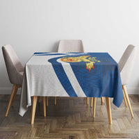 Personalized Scotland Tablecloth Lion Rampant Flag Style