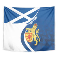 Personalized Scotland Tapestry Lion Rampant Flag Style